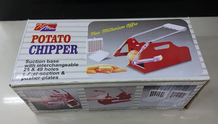 Kimee%20Potato%20Chipper%20Suction%20Base%20With%20Interchangeable%2025%20&%2049%20Holes%20Cutter%20Section%20&%20Pusher%20-%20Plates%C2%A0Coupe%C2%A0Frites%20-%20Image%205