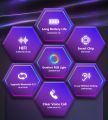 Lenovo LP80 Pro RGB Headphone TWS Bluetooth Wireless LED Lights Earphones Waterproof Noise Reduction Sports Headset Gaming Music Earbuds 40 Hours battery timing Standby  - Lenovo LP80 Pro TWS Bluetooth Headphones – RGB, Low Latency, Wireless (Black/White). 