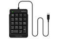 A4Tech Fstyler Numeric Keypad FK13P - Sleek & Slim - Wired USB - (Black) - Splash Resistant - High Quality - Original with S/N - Number pad keyboard for Laptop & PC. 