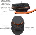 Rydohi Headphones Wireless Bluetooth  (Black-Orange). 