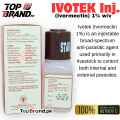 IVOTEK (Ivermectin 1%) - Control internal & External Parasites. 