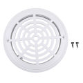 20cm Main Drain Pool Anti Vortex Sump Grill /Cover with Screws. 