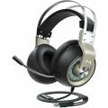 Mpow EG3 ART Gaming Headset, 7.1 Surround Sound Computer USB Headset, Metal Frame, 60mm Driver, Quick Mic/Volume Control, LED Control, LED Gaming Headphones for PC, PS4, Xbox One. 