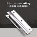 Adjustable Door Closer, Aluminum Alloy Automatic Door Closer, Spring Automatic Door Closing Device, Suitable For Many Types Of Door Hinge Household Automatic Door Spring for Fire Rated Door. 