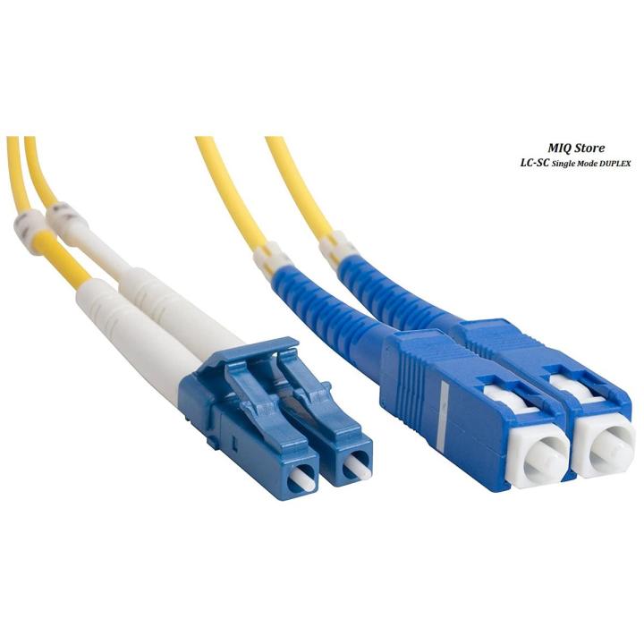 LC UPC to SC UPC Patch Cord-Single Mode-Duplex-Optical fiber Cable