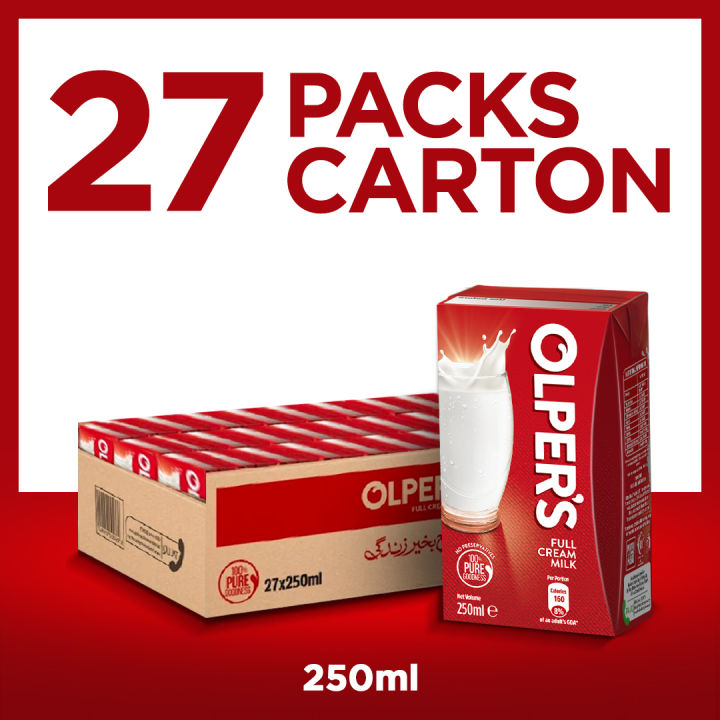 Olpers Pack of 27 Full Cream Milk 250ml