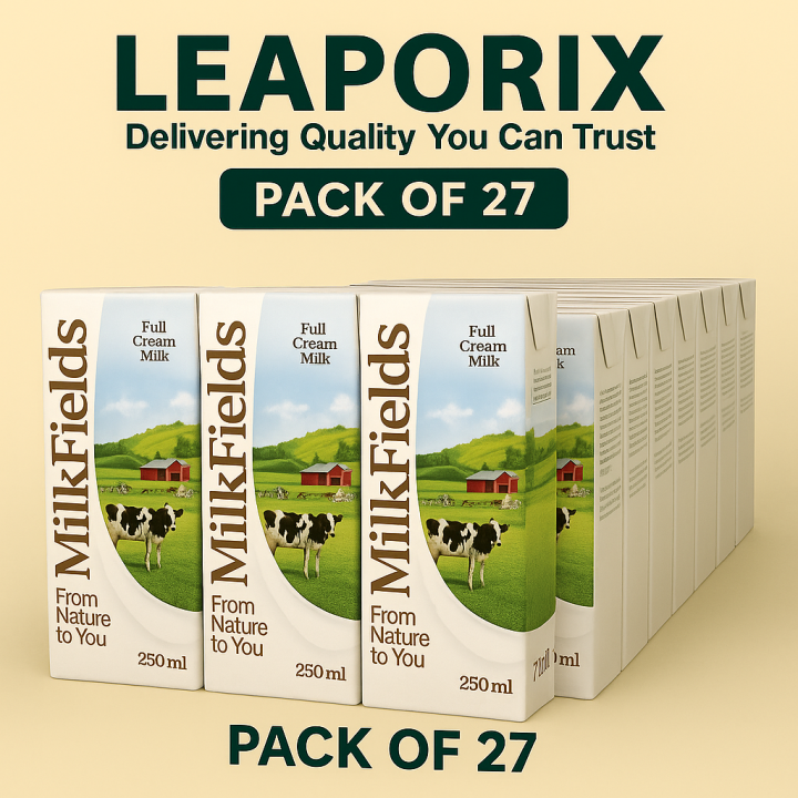 LEAPORIX MALL – MILKfield Fresh Milk 250ml (Pack of 27) | Pure ...