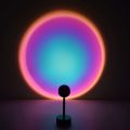 Sunset Projection Led Light, Rainbow Floor Stand Modern Lamp Night Light for Living Room Bedroom Romantic Projector Gift for Wedding Birthd. 