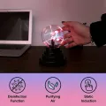 PACKIFY - USB Touch Sensitive Plasma Ball Electrostatic Sphere Light Crystal Lamp - USB Powered Magic Static Electricity Ball Lamp for Parties, Home Decorations, Birthday Gifts & Science Teaching. 