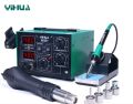 YIHUA 862BD+ SMD ESD Safe 2 in 1 Soldering Iron Hot Air Rework Station. 