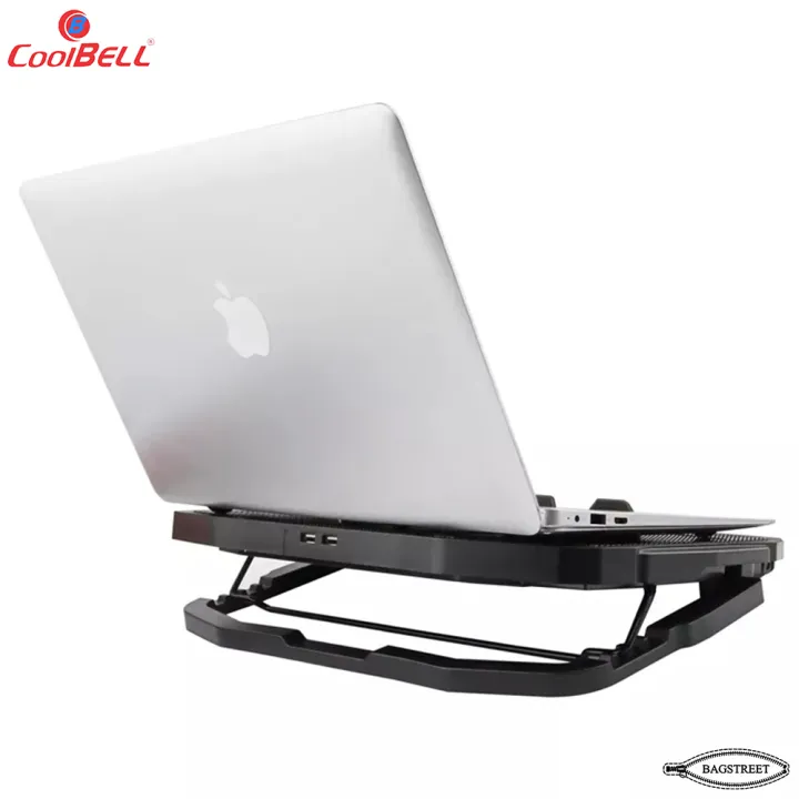 Coolbell%20CB18%20Cooling%20Pad%20For%2014-17%20Inch%20Laptops%20Gaming%20Notebook%20with%202%20large%20Fans%20and%202%20small%20Fans%20USB%20Powered%20Adjustable%20Mounts%20Stand%20with%20LED%20RGB%20Lights%20-%20Image%207