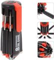 8 in 1 Multi-Function Screwdriver Kit, Tool Kit Set with LED Portable Torch | Multi Screwdriver 8 in 1 | Screwdriver Set | Powered Repair Tool for Car Outdoor (Battery Not Included). 