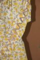 Yellow printed shirt with patyala  shalwar. 