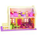 My Little Doll House Dollhouse Play Set for Girls (34 Pcs) - Multicolour. 
