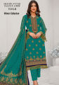 Shahin Star Classic Linen Winter Clothes for Women Unstitched 3 Piece Suit DN#7016-B. 