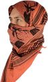 Orange Color Shemagh Scarves For Men & Women. 