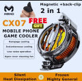GT31 CX07 Magnetic Phone Cooler Portable Phone Semiconductor Radiator Rapid Fast Cooling Phone Cooler for Mobile Gaming Video Streaming Phone Fan For Playing Games Watching Videos Phone Cooler for Pubg. 
