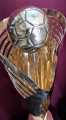 Football Championship Trophies brass metal full size with customized name & logos. 