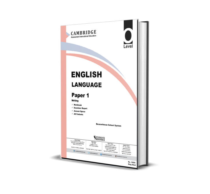 O Level English Language 1123 Paper 1 Yearly | Examiner Report | Ring Bind