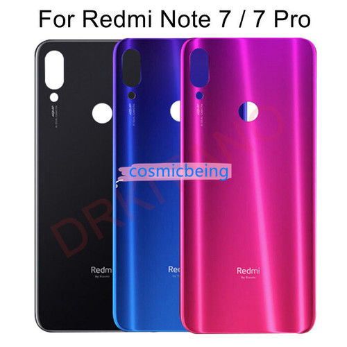 Redmi Note Note Pro Back Glass Battery Cover Rear Door Housing Case  For Redmi Note Note Pro Back Battery Glass Cover Replacement
