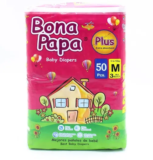 BONA%20PAPA%20Medium%20Size%20Baby%20Diaper%20(50%20Pcs)%20Diapers%20Plus%20-%20Image%203