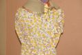 Yellow printed shirt with patyala  shalwar. 