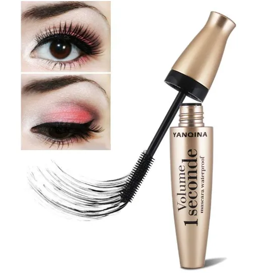 Volume 1 Second Mascara – Jet Black, Waterproof, Smudge-Proof, Long ...