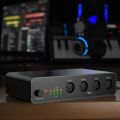 DigitalLife Professional 4i/4o MIDI Interface Box w/USB Mode, Thru, Merge - Metal. 