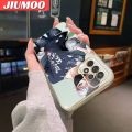 JIUMOO For Samsung Galaxy A13 Case Fashion Cool Tide Boy New Design Phone Case Side Edge Pattern Luxury Plating Silicone Casing Full Cover Camera Shockproof Protection Cases. 