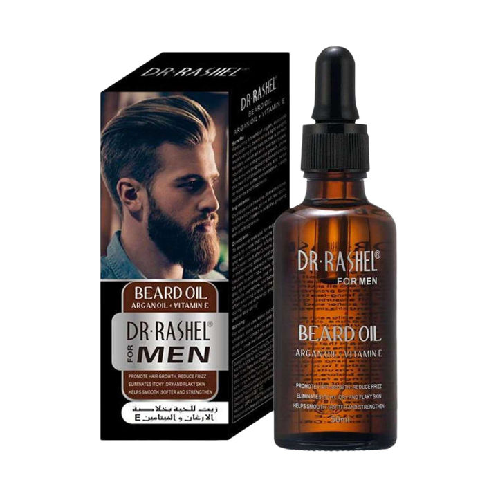 DR.Rashel Argan Beard Hair Growth Oil For Men DRL- 1409