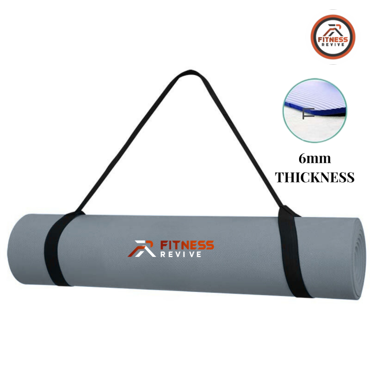 Yoga Mat 6mm EVA with Strap