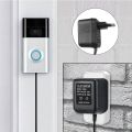 AC Doorbell Power Adapter, 18V 500MA Doorbell Transformer, 10M Cable, Compatible , Video Doorbell EU Plug. 