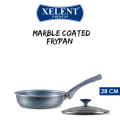 XELENT MARBLE FRYING PAN 28CM WITH GLASS LID. 