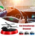 Car Helicopter Aroma Diffuser Air Freshener Solar Power with refill perfume. 