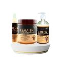 Keratin shampoo +keratin hair mask + keratin serum 3 pcs deal Keratin Hair Care Balance Hair Mask & Hair Treatment – (500ml). 