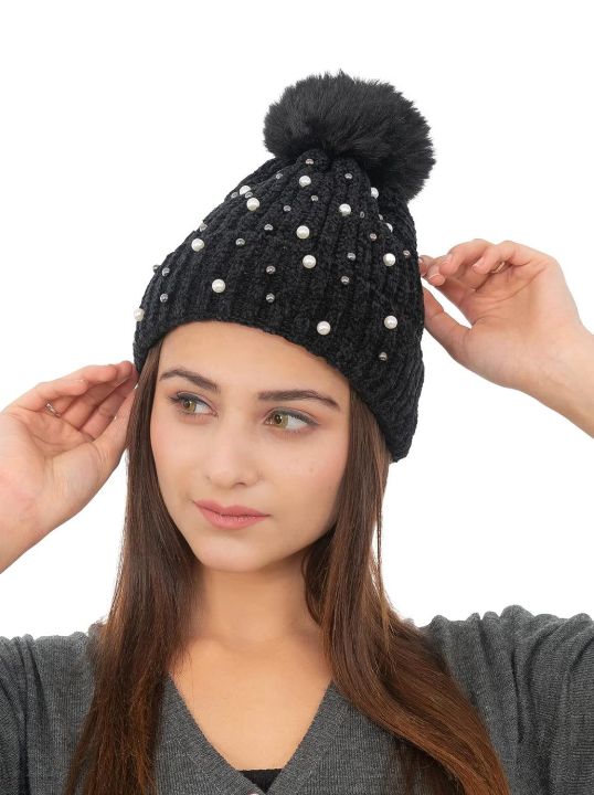 AMOLDO%20Wool%20Beanies%20Women%20Poms%20Fashion%20Pearl%20Knitted%20Hat%20Girls%20Female%20Beanie%20Cap%20Stylish%20Moti%20Cap%20-%20Image%206