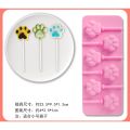 Round Heart Silicone lollipop mold Flower candy chocolate molds cake decorating form bake bakeware tool bear lolipops cake molds. 