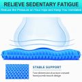 Non Slip Egg Sitter Gel Seat Cushion Soft Sitting Support Pad Cushion for Car and Office Chair Seat Pads Breathable Honeycomb Bike seat foam. 