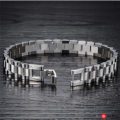 KHAABI Presenting Golden Stainless Steel Beautiful Charming Hand Chain Bracelet For Boys & Men. 