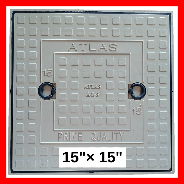 Main Hole Cover 15"×15" Inch ABS Plastic Manhole Cover Prime Quality