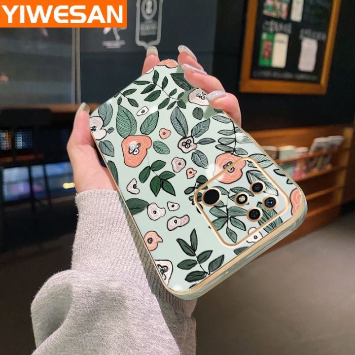 YIWESAN%20For%20Xiaomi%20MI%20Redmi%2010C%20Case%20Cartoon%20Fashion%20Flower%20Side%20Edge%20Square%20Pattern%20Luxury%20Plating%20Phone%20Case%20Full%20Camera%20Casing%20Shockproof%20Protection%20Cases%20Soft%20Back%20Cover%20Softcase%20-%20Image%204