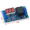 DC 6-30V Timer Relay Programmable Relay Module Cycle Timer with LCD Display / 5V Micro USB, Smart Home Controller ON/Off Trigger Time Cycle Timer Circuit Switch 0.1s~999min Adjustable For EGG / EGGS INCUBATOR. 