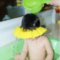 Silicone Baby Head Cover With Eyes And Ear Protection - Shower Cap. 