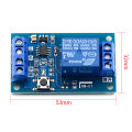 12V Single Bond Button Bistable Relay Module Modified Car Start and Stop Self-Locking Switch One Key. 