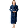 Bathrobes For Women Fleece Dressing Gown Super Soft Cozy Plush Loungewear. 