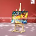 Gifts Art Street Light Cityscape Canvas Painting with Frame | Elegant Wall Art for Home Decor. 