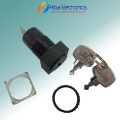 16mm DC & AC Stainless Steel ON OFF Electronic Key Switch 3 pin 2 way with 2 Keys Square Lock Key Switch. 