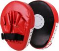 Curved Boxing Pad Focus Mitts – Thickened PU Leather Training Punch Pads | Shock-Absorbing Earthquake-Resistant Mitts for Muay Thai, Kickboxing & Sanda Training | SR.SPORTS Professional Gear. 