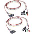 2Pcs Computer Case ATX Power on Off Reset Switch Cable with 2 LED Light Light Red Green ATX Case Front Bezel Wire,65cm. 