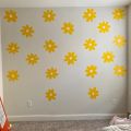 Daisy Wall Decals Flower Wall Stickers Decal Decor Vinyl Home Decoration Living transfers Living Room Painting Kitchen ET. 